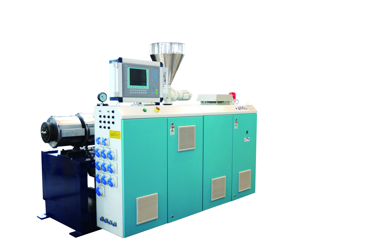 Conical Twin-meneng Plastik Extruder