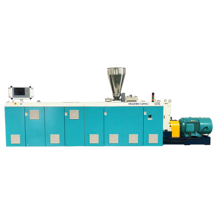 Fitur saka Counter Rotating Parallel Type Twin-screw Extruder